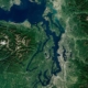 satellite view of Puget Sound